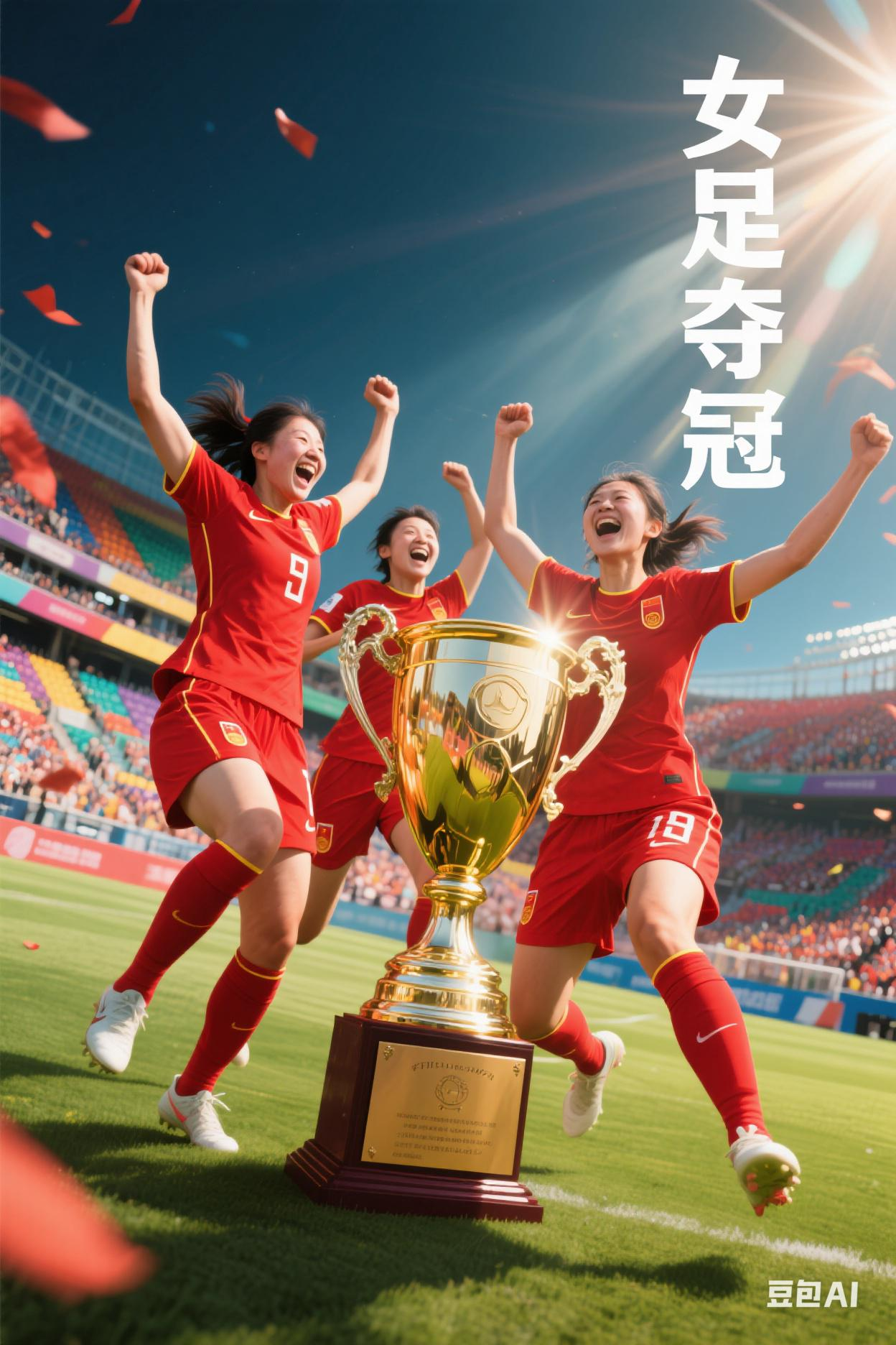 关于U-女足队在国际赛事中获得冠军殊荣的信息